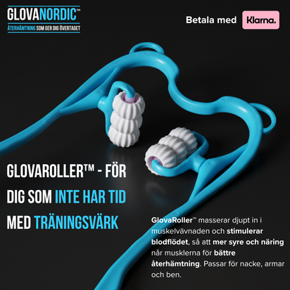 GLOVAMASSAGER™  + GLOVAROLLER™  För Djupknådande träningsmassage och optimal återhämtning